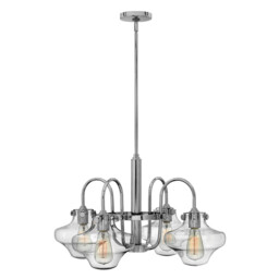 Congress Multi Arm Chandelier Chrome Finish, E27