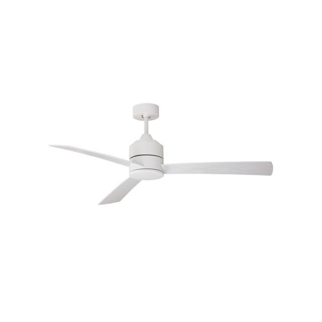 Axel Ceiling Fan White Aluminium, White, Oak Plywood - image 1