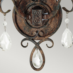 Feiss Chateau 2 Light Wall Light Mocha Bronze - thumbnail 5