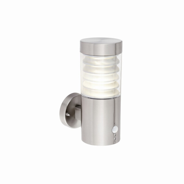 Equinox Pir LED Outdoor Coastal Wall Marine Grade Brushed Stainless Steel IP44 - image 1