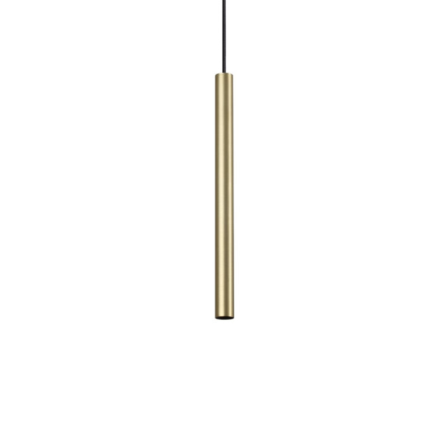 Ultrathin Round 40cm LED Slim Pendant Ceiling Light Satin Brass 3000K - image 1