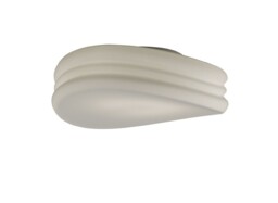 Mediterraneo Ceiling, Wall 3 Light E27 Large, Frosted White Glass - thumbnail 1