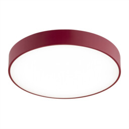 Tiamo Flush Ceiling Light Red 3500lm 4000K - thumbnail 1