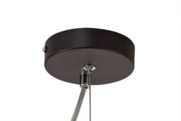 Burlington 4 Light  Adjustable Ceiling Pendant E14, Oiled Bronze, Polished Chrome, Amber - thumbnail 5