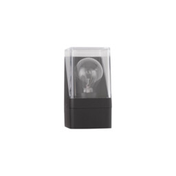 Selena 16cm Outdoor Modern Wall Lamp Anthracite Aluminium, LED E27 IP65 - thumbnail 1