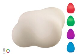 Eos Table Lamp 2W LED RGB with Remote Control IP44, 90lm, Opal White