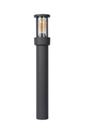 Lori Modern Bollard Light Outdoor, Day Night Sensor - 1xE27 - IP44 - Anthracite - thumbnail 3