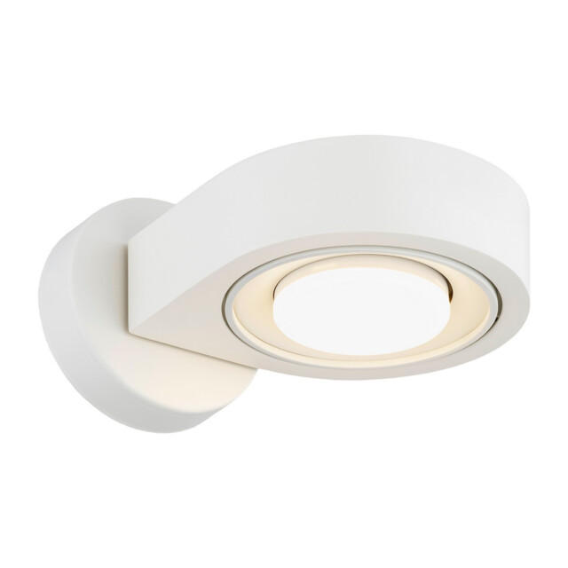 Lotus Adjustable Up & Down Wall Lamp Cream White GX53 - image 1