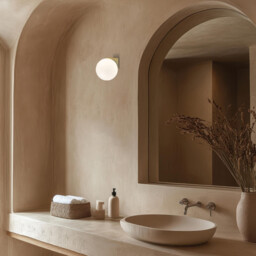 Tymbou Bathroom Wall Lamp Brushed Brass 1xG9 LED IP44 - thumbnail 2