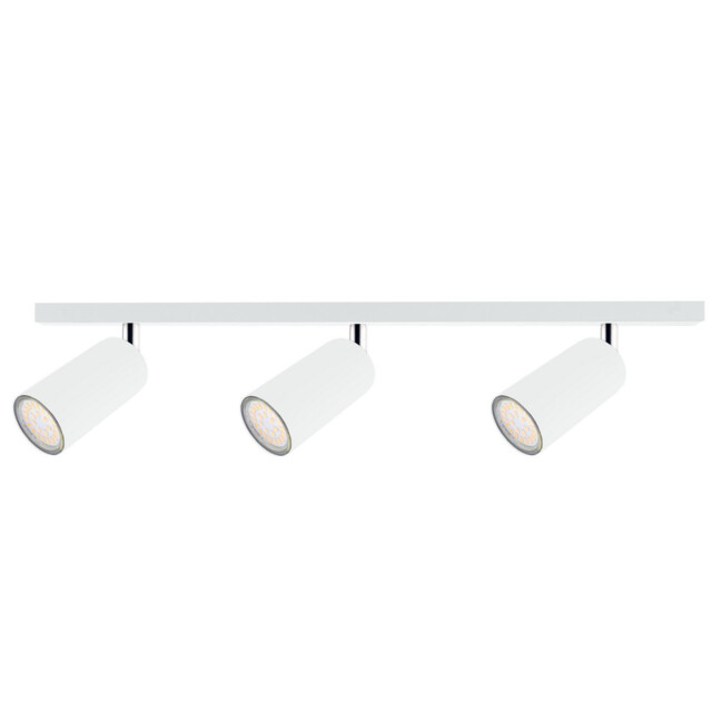 Eye Ceiling Spotlight Bar White, 50cm, 3x GU10