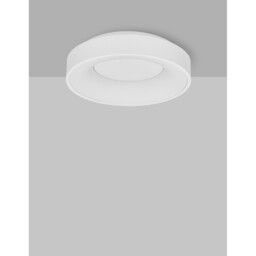Rando Thin 38cm Integrated LED Semi Flush Light Sandy White Aluminium LED 30W 1950Lm 3000K - thumbnail 3