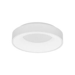 Rando Thin 38cm Integrated LED Semi Flush Light Sandy White Aluminium LED 30W 1950Lm 3000K - thumbnail 1