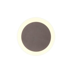 Altona Magnetic Base Wall Lamp, 12W LED 3000K 498lm, 15, 19cm Round Centre, Coffee, Acrylic Frosted Diffuser - thumbnail 5