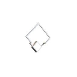 Boutique Square Wall Lamp, Dimmable, 18W LED, 3000K, 1150lm, White, 3yrs Warranty - thumbnail 1