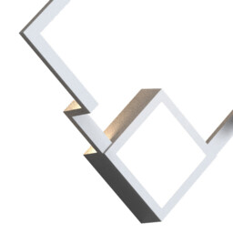 Boutique Square Wall Lamp, Dimmable, 18W LED, 3000K, 1150lm, White, 3yrs Warranty - thumbnail 3