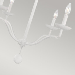 Feiss Annie Multi Arm Chandelier Plaster White - thumbnail 2