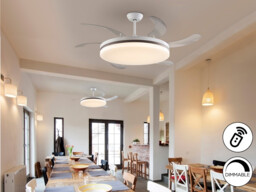 Vento Maxi Ceiling Fan Black White, Bronze LED 3000-6500K Dimmable - thumbnail 2
