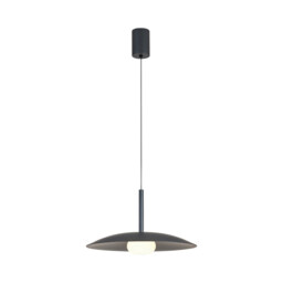 Lidia 40cm Rise And Fall Pendant, 12W LED, 3000K, 1500lm, Grey, 3yrs Warranty - thumbnail 5