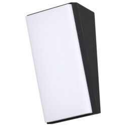 Keen Outdoor Flush Wall Lamp Sandy Black Aluminium LED 12W 1080Lm 3000K IP65 - thumbnail 1