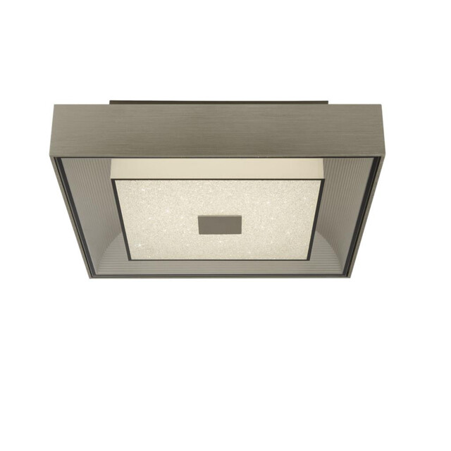 Rhea LED Square Flush Light Silver, Crystal Sand 3000K - image 1