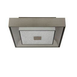 Rhea LED Square Flush Light Silver, Crystal Sand 3000K - thumbnail 2