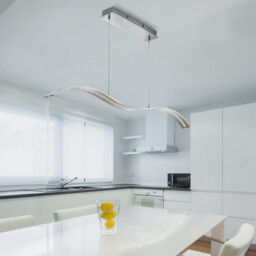 Integrated LED Bar Ceiling Pendant Satin Silver, Satin Nickel - thumbnail 2