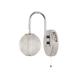 Allure Wall Light Chrome, Clear Acrylic - thumbnail 2
