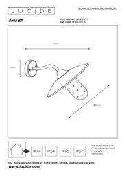 Aruba Cottage Wall Light Outdoor - 1xE27 - IP44 - Rust Brown - Special Offer - thumbnail 5