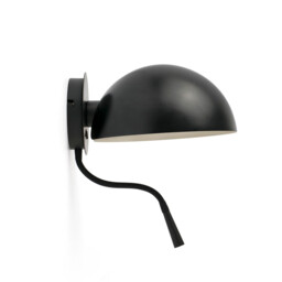 Dominica Reading Light Matt Black - thumbnail 5