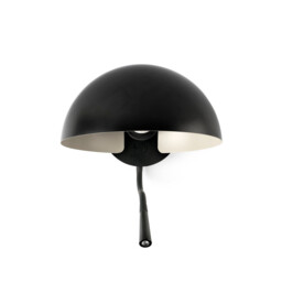 Dominica Reading Light Matt Black - thumbnail 2