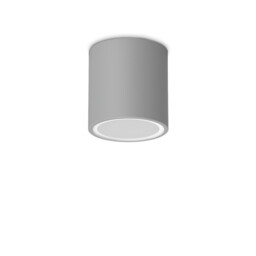 Techo 9.5cm Outdoor Surface Mounted Downlight Grey IP54