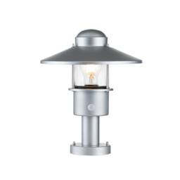 Klampenborg Outdoor Pedestal Light Silver, IP44