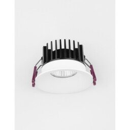 Blade 8.5cm Recessed Downlight White Aluminium LED 12W 720Lm 3000K IP65 - thumbnail 5