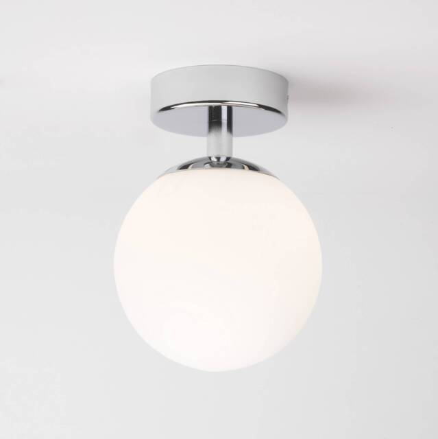 Denver Semi Flush Bathroom Ceiling Light Polished Chrome IP44, G9 - image 1