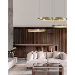 Motif Integrated LED Pendant Ceiling Light Brass Gold Aluminium LED 55W 3800Lm 3000K - thumbnail 2