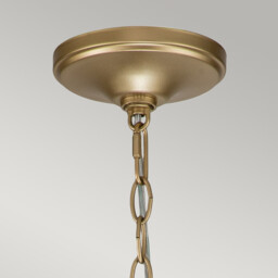 Capitol Hill 6 Light Multi Arm Pendant Ceiling Light, Painted Natural Brass - thumbnail 2