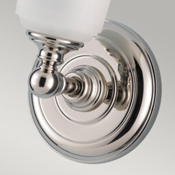 Huguenot Lake 1 Light Bathroom Over Mirror Wall Light Polished Chrome IP44, G9 - thumbnail 3