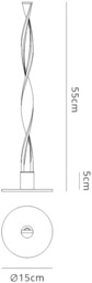 Madagascar Table Lamp, 9W LED, 3000K, 630lm, IP20, Sand White - thumbnail 2
