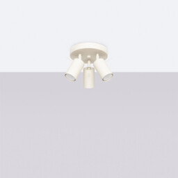 Ring Modern Ceiling Spotlight Cluster 3 Light Beige - thumbnail 2