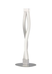 Sahara Table Lamp 6W LED 3000K, 420lm, Silver, Frosted Acrylic, Polished Chrome - thumbnail 1