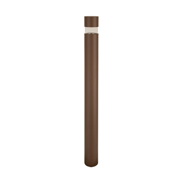 Elyon Round Outdoor Bollard Dark Coffee LED 3000K IP65 - image 1