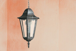 FIRENZE Outdoor Pendant Ceiling Light Black, Silver, IP44 21cm - thumbnail 2