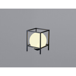 Desigual Medium Table Lamp, 1 Light E27, Matt Black - thumbnail 2