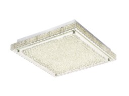 Amelia Flush Ceiling 21W 2100lm LED 4000K Stainless Steel, Crystal - thumbnail 1