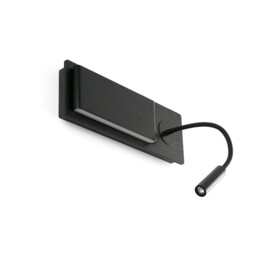 Mood Wall Lamp With Reading Light Black 3000K - thumbnail 3