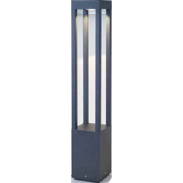 Agra LED Outdoor Bollard Light Dark Grey IP54 - image 1