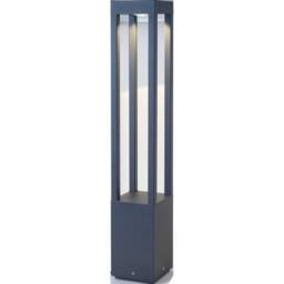 Agra LED Outdoor Bollard Light Dark Grey IP54