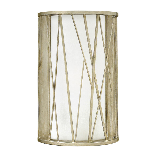 Nest 1 Light Indoor Wall Light Silver Leaf, E27 - image 1