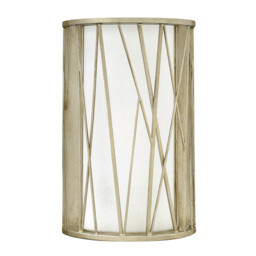 Nest 1 Light Indoor Wall Light Silver Leaf, E27 - thumbnail 1