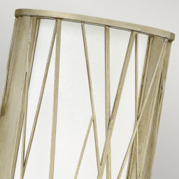 Nest 1 Light Indoor Wall Light Silver Leaf, E27 - thumbnail 2